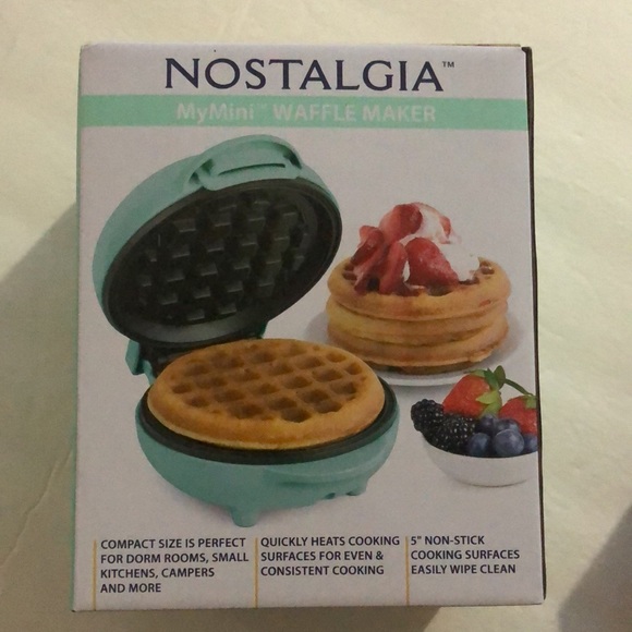 Nostalgia Kitchen Nostalgia Mymini Waffle Maker Poshmark